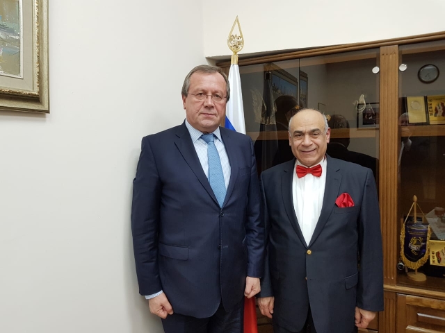 Г.Б. Мирзоев встретился с Послом России в Израиле