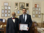 Вручено свидетельство члена Международной ассоциации русскоязычных адвокатов